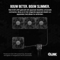 Corsair iCUE LINK RX140 PC-ventilator Zwart (b x h x d) 140 x 140 x 25 mm - thumbnail