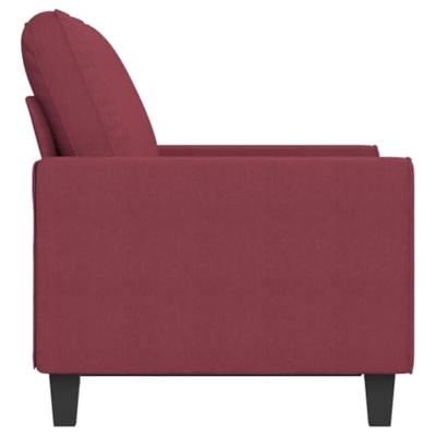 Tweezitsbank 120 cm stof wijnrood Tweezitsbank 120 cm stof wijnrood