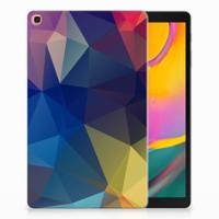 Samsung Galaxy Tab A 10.1 (2019) Back Cover Polygon Dark - thumbnail