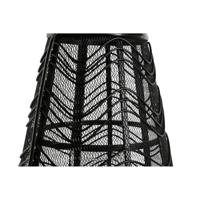 Kaarshouder Home ESPRIT Zwart Metaal 27,5 x 27,5 x 40 cm - thumbnail