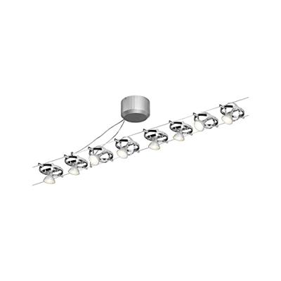 Paulmann Cardan 94153 Kabelsysteem compleet GU5.3 80 W Chroom, Chroom (mat)