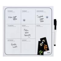 Planbord week desq 35 x 35 cm randloos + marker magnetisch - thumbnail