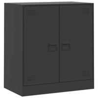 Dressoir 67x39x73 cm staal zwart - thumbnail