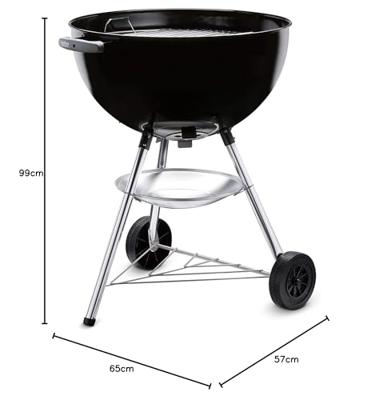 Barbecue Draagbare Weber Aluminium - thumbnail