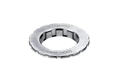 SHIMANO lock ring lockring shim. f.sm-rt10 silver