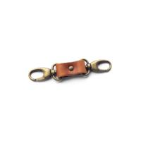 The Hantler Belt anchor Cognac / Old silver - thumbnail