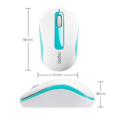 Rapoo M10 Plus 2.4 GHz Draadloze Optische Muis Blauw