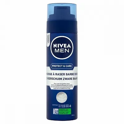 NIVEA Scheerschuim MEN Protect & Care Zware baard - 200 ML NIVEA Scheerschuim MEN Protect & Care Zware baard - 200 ML