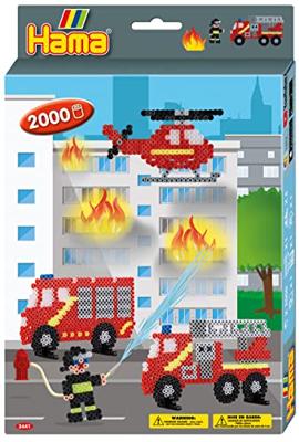 Hama strijkkralen brandweer 2000 stuks multicolor