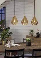 Eglo GoudenCarlton 3-lichts hanglamp - 43909 - thumbnail