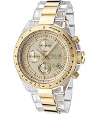 Horlogeband Fossil CH2682 Kunststof/Plastic Multicolor 22mm