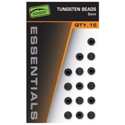 Fox Edges 5mm Tungsten Beads 15st.