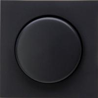Enzo Kopp hk07 antraciet afdekplaat + knop dimmer - 4623030 - thumbnail