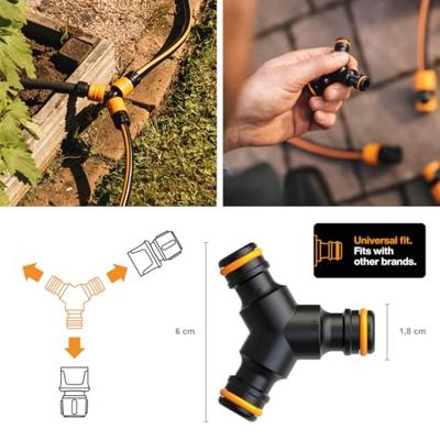 Fiskars Slangkoppeling | 3-weg 1027070
