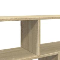Wandschap 100x25x50 cm bewerkt hout sonoma eikenkleurig - thumbnail