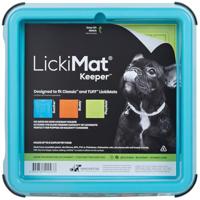 LICKIMAT Keeper Lekmathouder voor binnen, kleur: turquoise - thumbnail