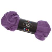 Creativ Company Merino wol, dikte 21 my, violet, 100 gr/ 1 doos - thumbnail