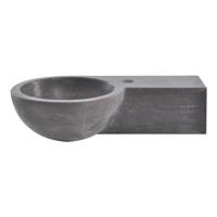 Wiesbaden fontein rechts rond 40x23x10 cm hardsteen gezoet 39.3523 - thumbnail