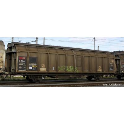 Hobbytrain H24660 N set van 2 schuifwandwagens Hbbilns van de SBB Hobbytrain H24660 N set van 2 schuifwandwagens Hbbilns van de SBB