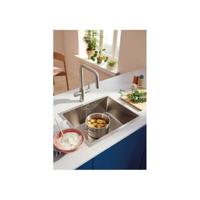 Keukenfilterkraan - Supersteel - Waterfiltratie - Hoge U-vormige uitloop - 150° draaibaar - GROHE Blue Pure Start - 30595DC0 - thumbnail