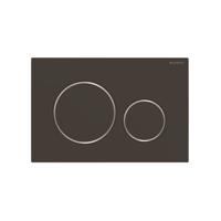 Geberit Sigma 20 bedieningspaneel mat zwart/chroom voor Sigma reservoirs 8cm (UP720) en 12cm (UP320) - thumbnail