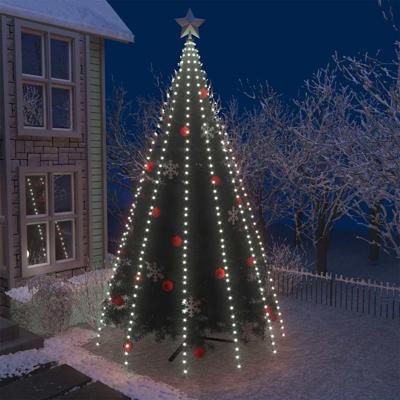 VidaXL Kerstboomverlichting met 500 led's koudwit binnen/buiten 500 cm