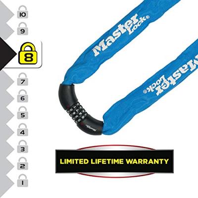 MASTER LOCK fietsslotketting - ideaal voor fietsen, elektrische fietsen, mountainbikes en andere MASTER LOCK fietsslotketting - ideaal voor fietsen, elektrische fietsen, mountainbikes en andere