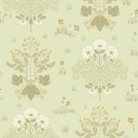 Dutch Wallcoverings Hjärterum - Edla - Lichtgroen - thumbnail