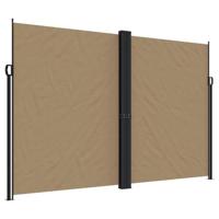 Windscherm uittrekbaar 220x1200 cm taupe - thumbnail