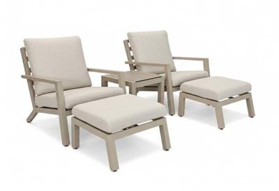 Azzurro bistro set champagne Tierra Outdoor - Tierra outdoor