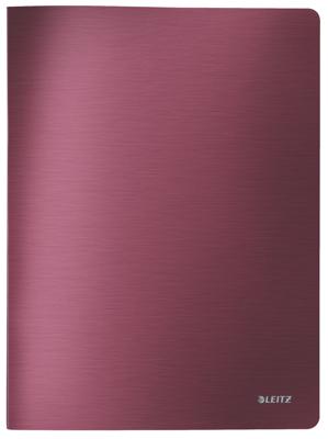 Leitz showalbum Style, A4, uit PP, 40 tassen, granaatrood