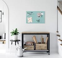 Sigel SI-GL153 Glasmagneetbord Artverum 60x40 cm Aquamarijn - thumbnail