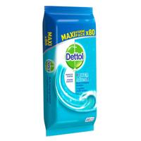 Dettol Power & fresh wipes ocean (80 st) - thumbnail