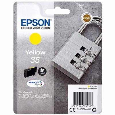 Epson C13T35844020 9.1ml Geel inktcartridge Epson C13T35844020 9.1ml Geel inktcartridge