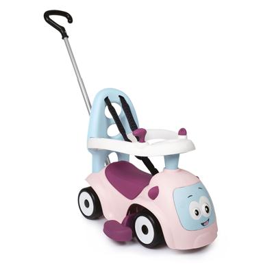 Maestro 3-in-1 duw- en loopauto - roze