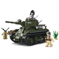 Sluban WWII - Russian light Tank (M38-B0686) - thumbnail