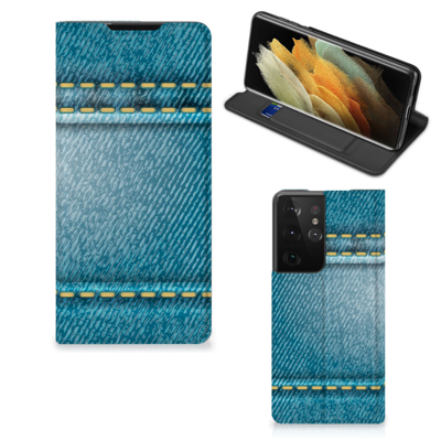 Samsung Galaxy S21 Ultra Hippe | Standcase | Jeans