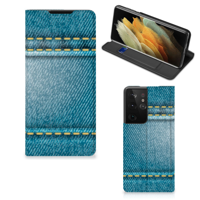 Samsung Galaxy S21 Ultra Hippe | Standcase | Jeans - thumbnail