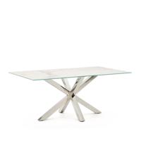 Kave Home Eettafel 'Argo' Keramiek, 180 x 100cm, kleur Wit - thumbnail