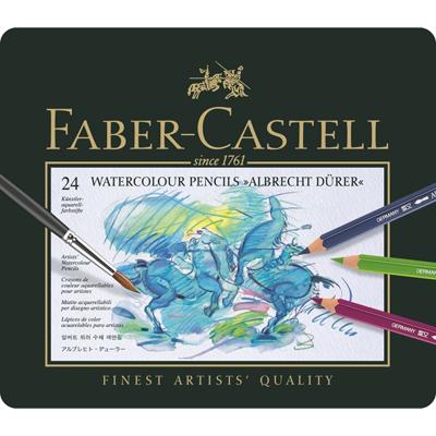Faber Castell fc-117524 aquarelpotlood faber-castell albrecht dürer etui à 24 stuks