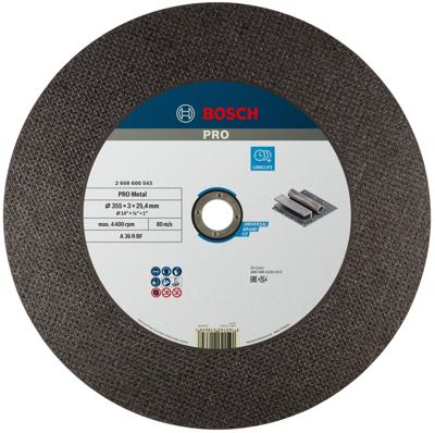 Bosch Accessories Bosch Power Tools 2608600543 Doorslijpschijf recht 355 mm 1 stuk(s) Staal Bosch Accessories Bosch Power Tools 2608600543 Doorslijpschijf recht 355 mm 1 stuk(s) Staal