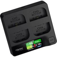 Accsoon TopRig 100W 4-Bay LP-E6 Fast Charger - thumbnail