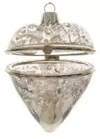 Kerstornament Hartje Antique Glas 1st - thumbnail