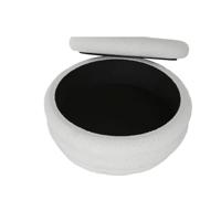 Hoofdtafel Home ESPRIT Wit 79 x 79 x 38 cm - thumbnail