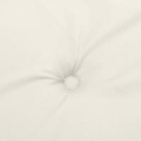 Tuinbankkussens 2 st 180x50x7 cm stof gemleerd crmekleurig - thumbnail