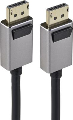 SpeaKa Professional SP-9510448 DisplayPort-kabel DisplayPort Aansluitkabel DisplayPort-stekker, DisplayPort-stekker 1.00 m Zwart 8K UHD