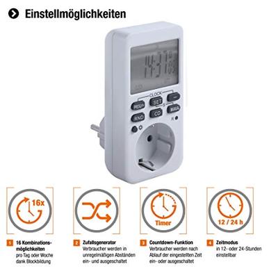 Meister Digitale Weektimer Tot 3.600W - WU7474090 Meister Digitale Weektimer Tot 3.600W - WU7474090