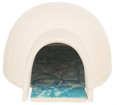 TRIXIE HAMSTER IGLO MET KOELPLAAT KERAMIEK WIT 15X13X9 CM