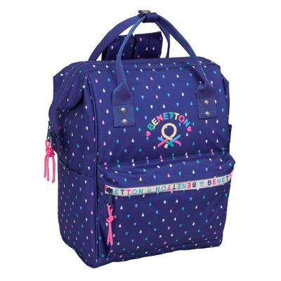 Schoolrugzak Benetton benetton Multicolour 27 x 40 x 19 cm Schoolrugzak Benetton benetton Multicolour 27 x 40 x 19 cm