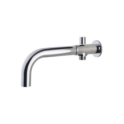 Wiesbaden inbouw-baduitloop met omstel rond 23cm chroom